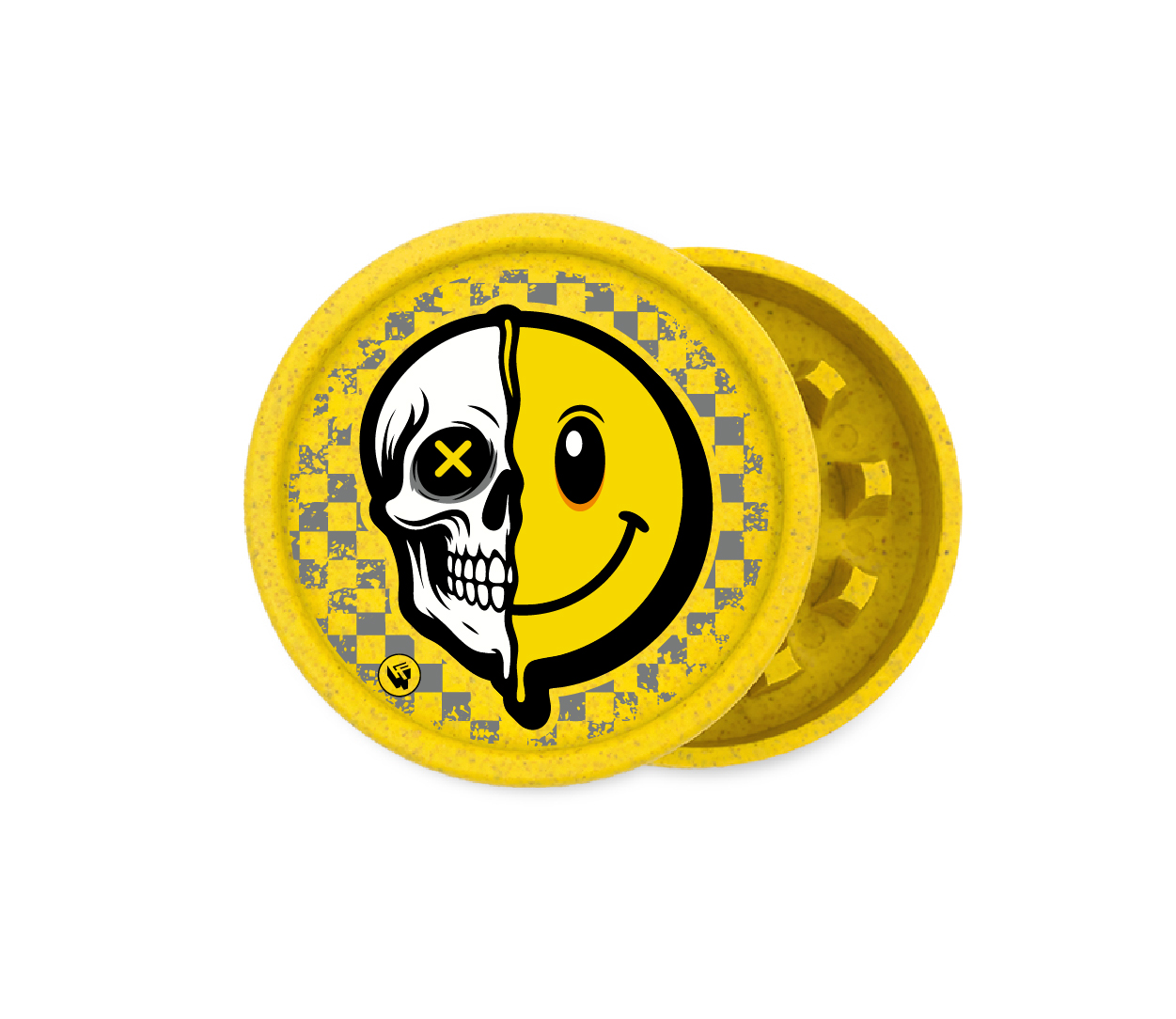 B8 FIRE-FLOW™ FFX Hemp Grinder Smiley (⌀55 mm / 2-parts)