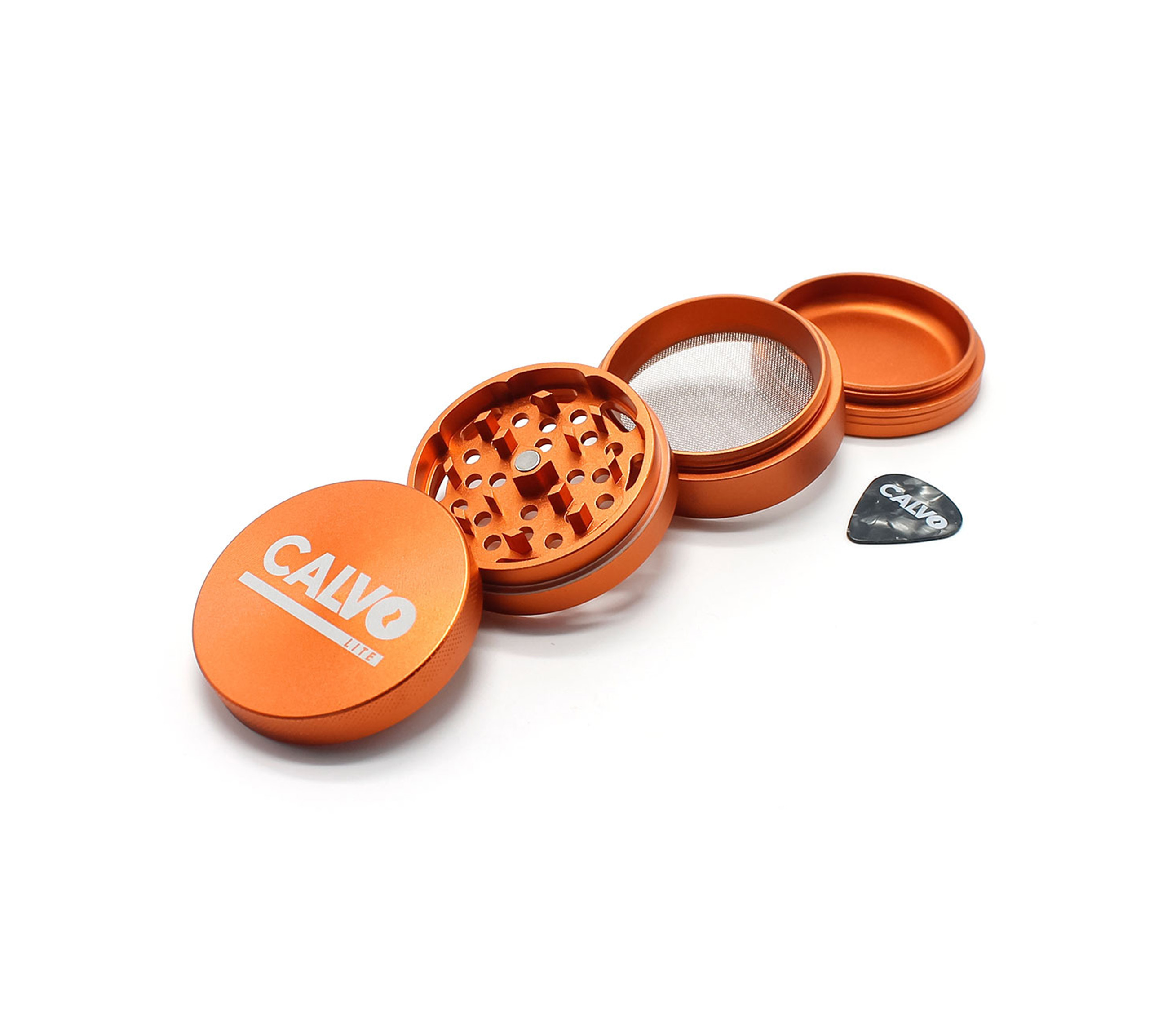 B1 CALVO® Lite Grinder Orange (Ø 63 mm / 4-parts)