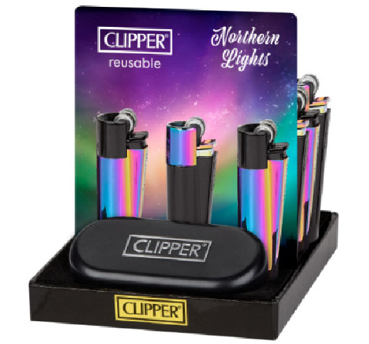 B12 CLIPPER CLASSIC Metal Large Northern Lights