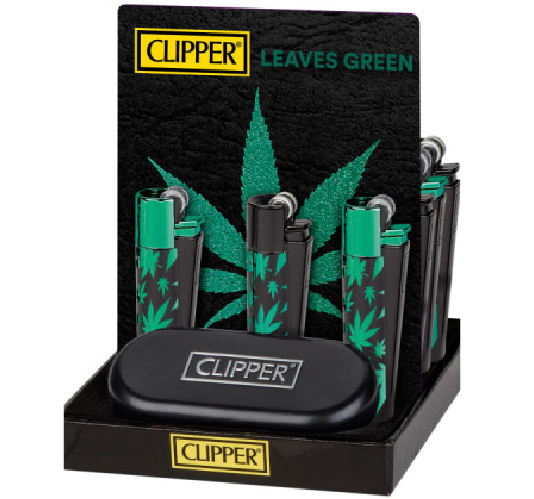B12 CLIPPER CLASSIC Metal Large Leaves Green