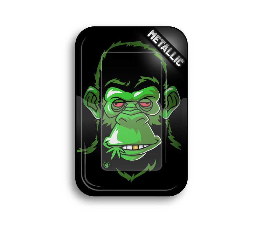 B4 FIRE-FLOW™ Metal Rolling Tray Affen 3/4 (275 mm x 175 mm)