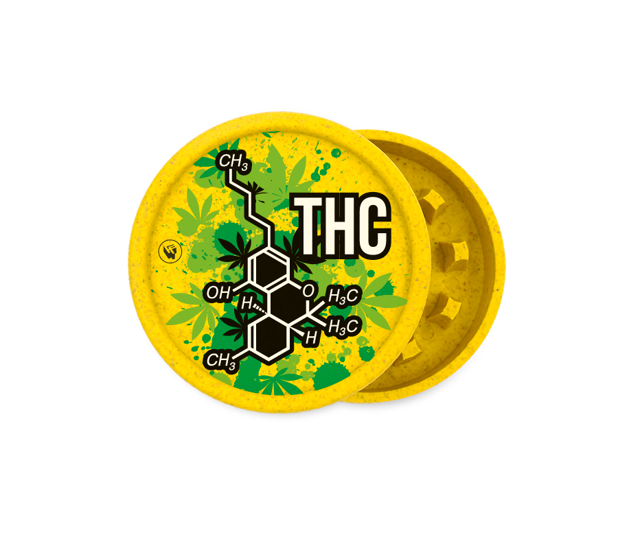 B8 FIRE-FLOW™ FFX Hemp Grinder THC Molecule (⌀55 mm / 2-parts)
