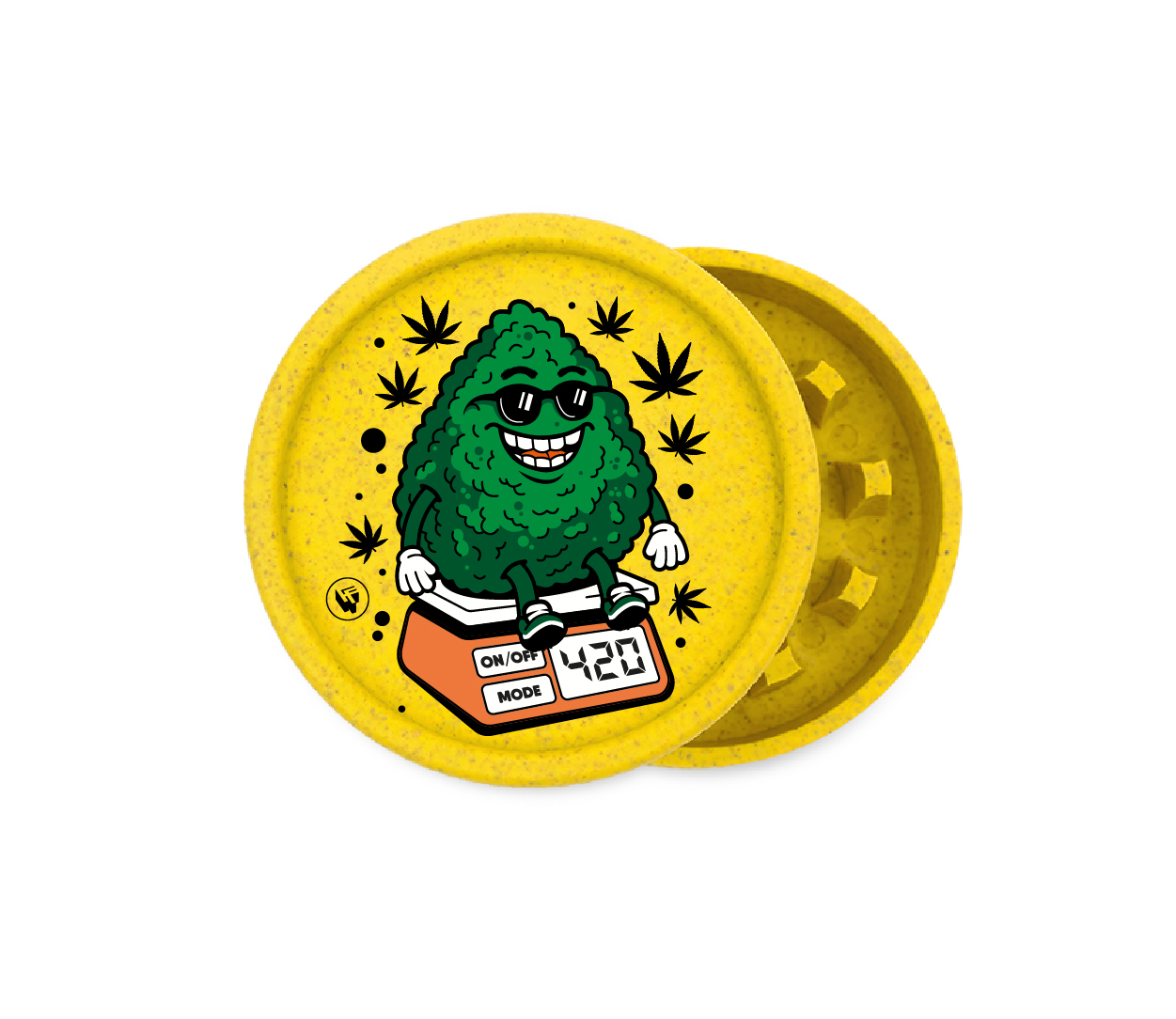 B8 FIRE-FLOW™ FFX Hemp Grinder Bud Buddies (⌀55 mm / 2-parts)