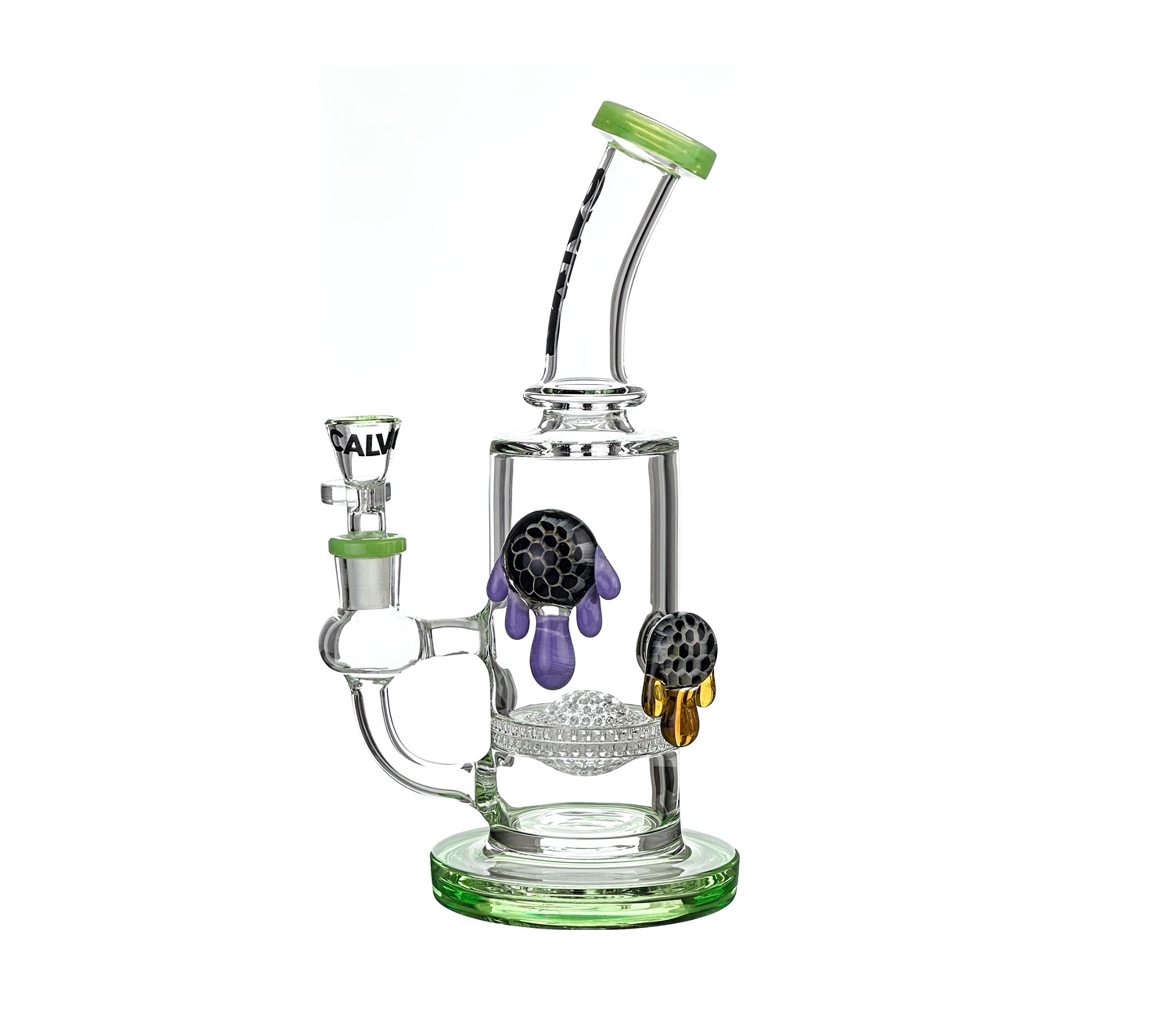 B1 CALVO® Double Implossion Rig + Perc Ball (H 26 cm / Ø x 14 mm)