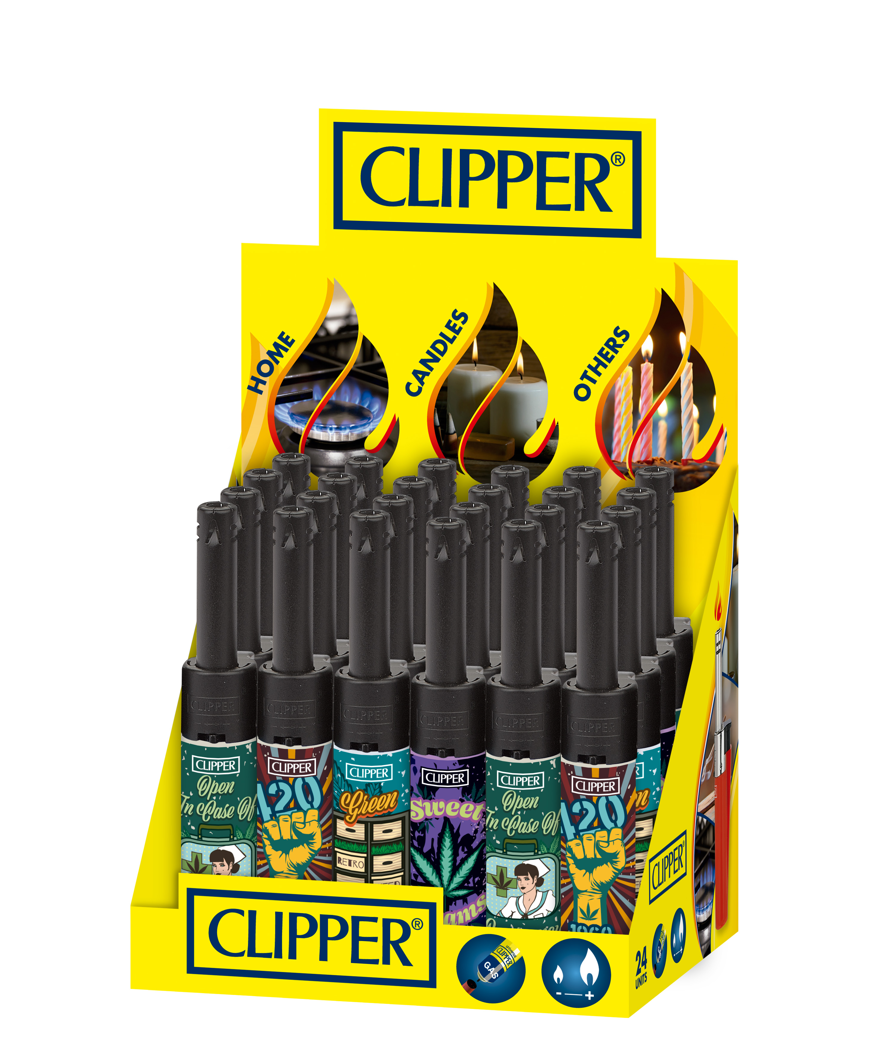 B24 CLIPPER Mini Tube Retro Weed