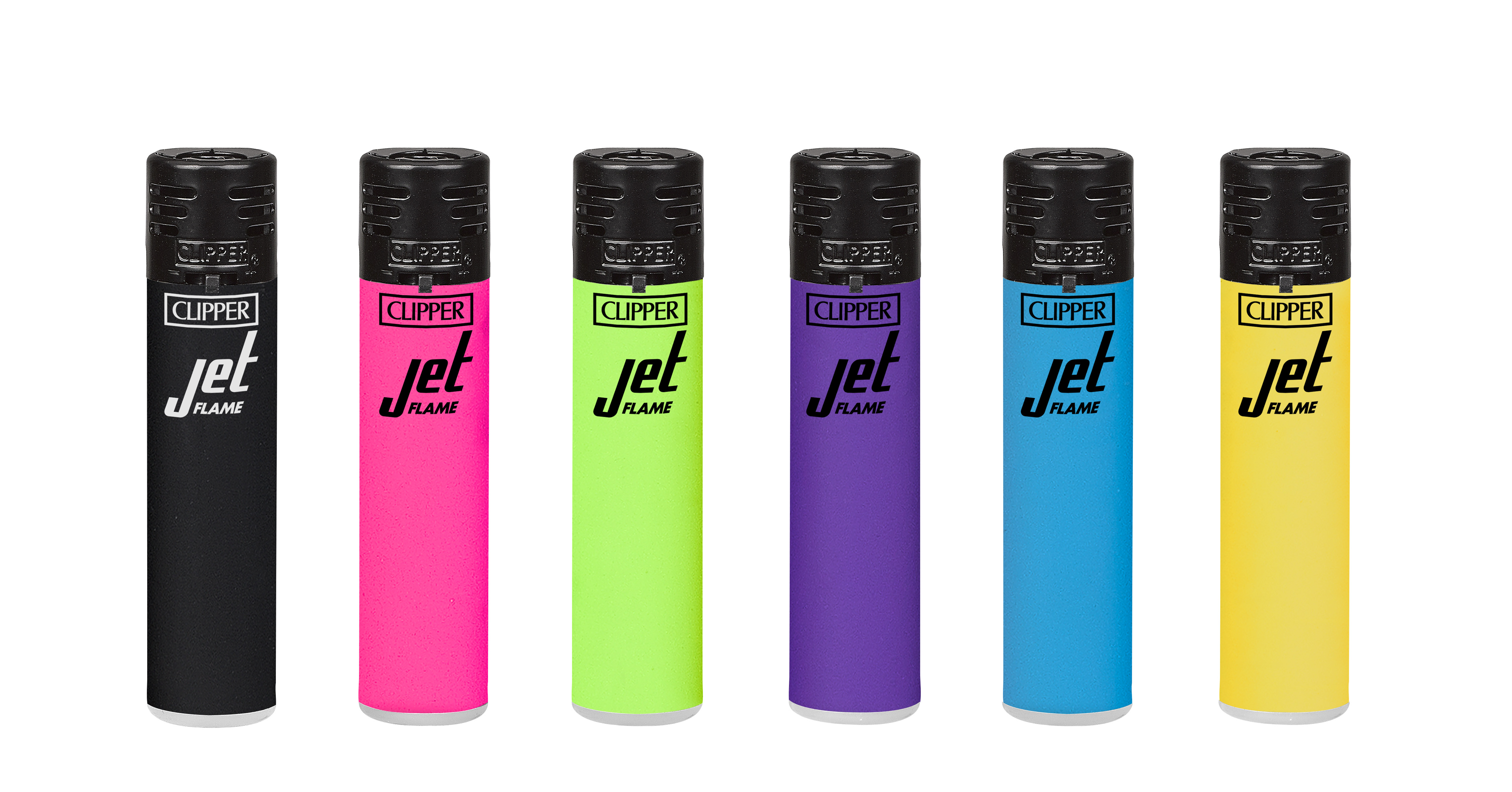 B48 CLIPPER CLASSIC Large Jet Flame Shiny Assorted