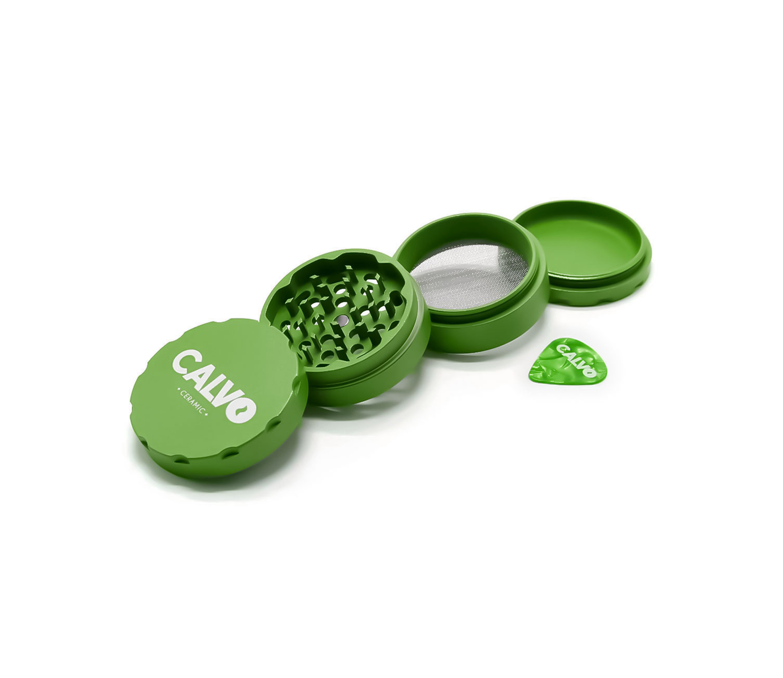 B1 CALVO® Ceramic Grinder Green (Ø 63 mm / 4-parts)