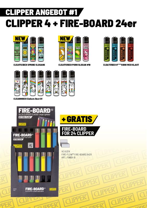 CLIPPER Angebot #1 - 4 + Fire-Board 24er