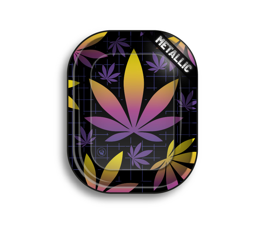 B4 FIRE-FLOW™ Metal Rolling Tray Leaves 37 4/4 (140 mm x 180 mm)