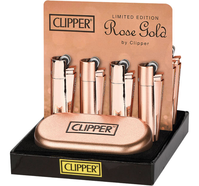 B12 CLIPPER CLASSIC Metal Large Rose Gold