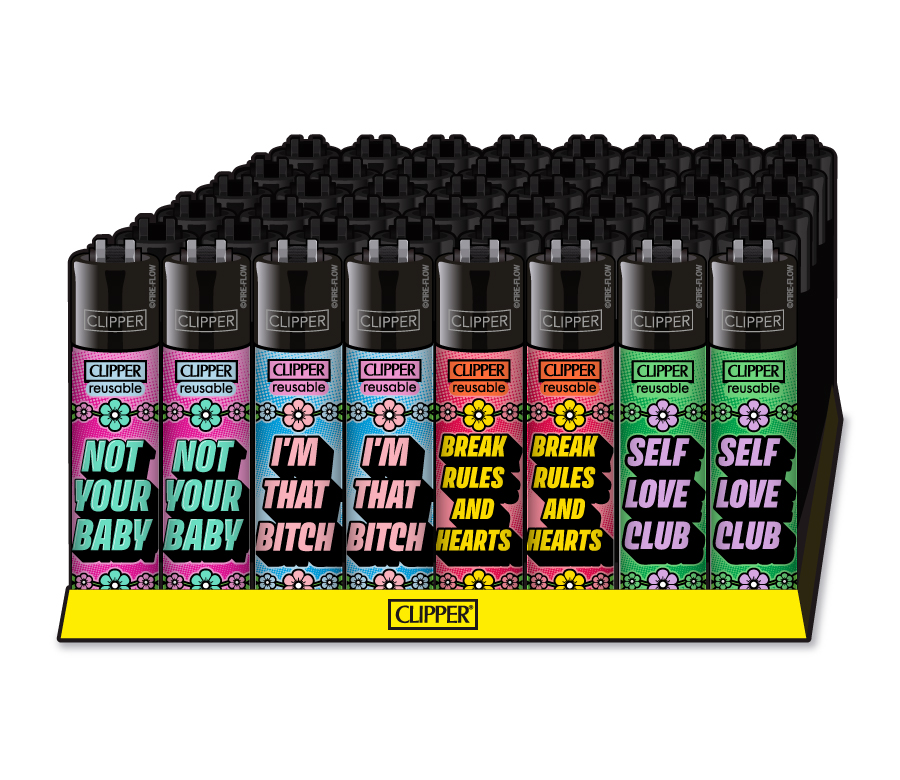 B48 CLIPPER CLASSIC Large Girly Slogan #3