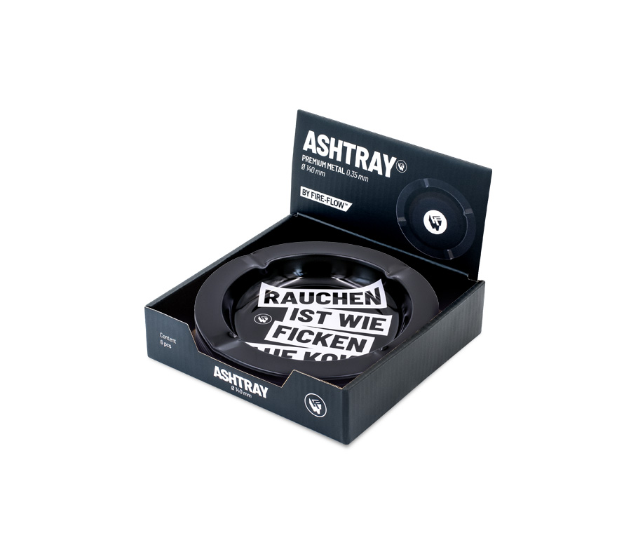 B6 FIRE-FLOW™ Metal Ashtray Rauchen Ist Wie (⌀135 mm)