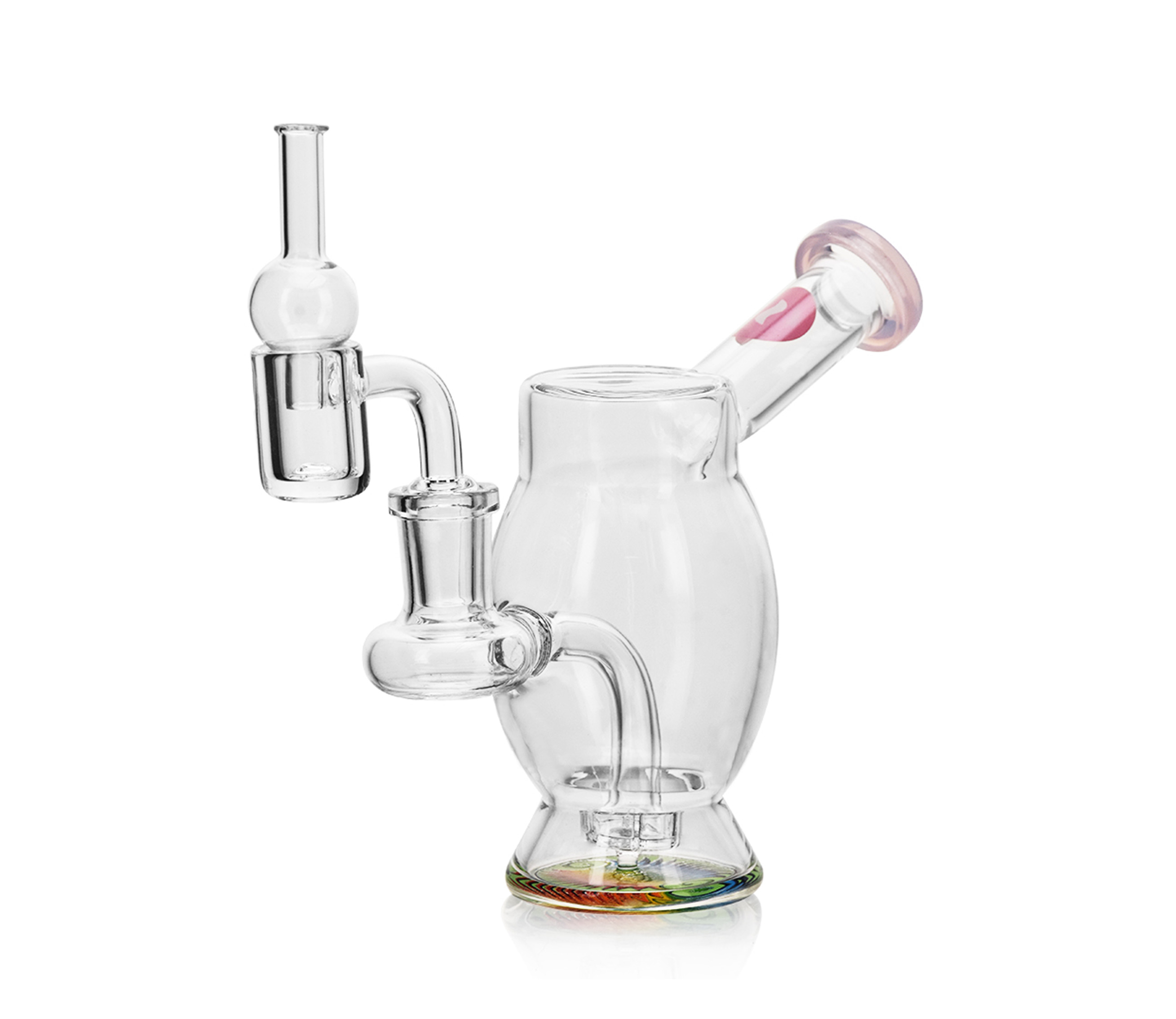 B1 CALVO® Bubble Rig Wax Set Pink (H 13 cm / Ø x 14 mm)