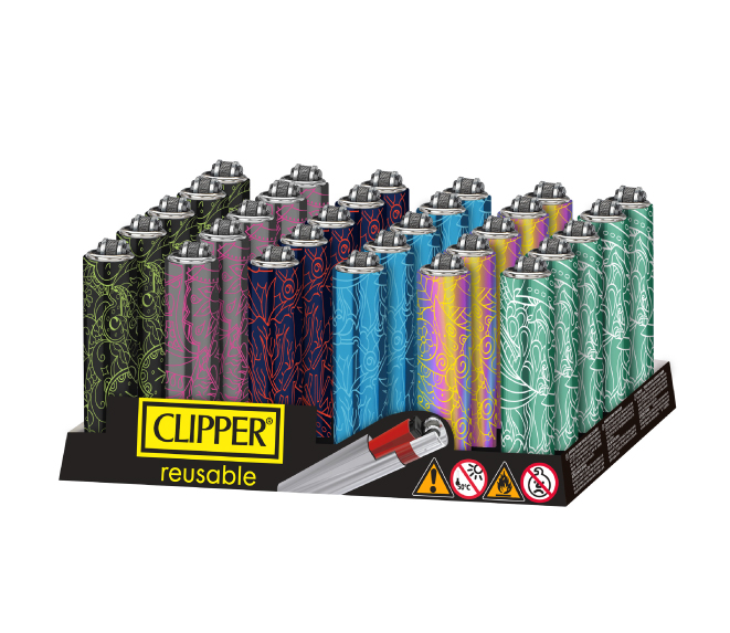 B30 CLIPPER COVERS Metal Micro Line Flowers