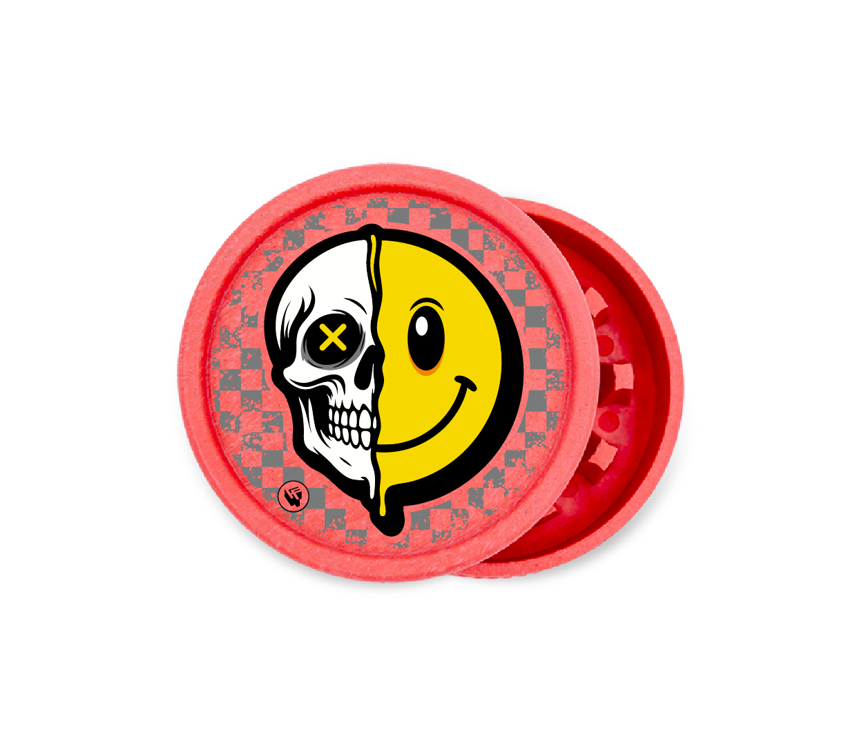 B8 FIRE-FLOW™ FFX Hemp Grinder Smiley (⌀55 mm / 2-parts)