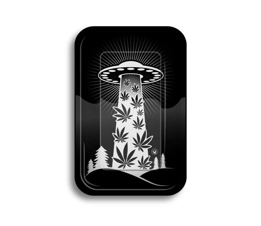 B6 FIRE-FLOW™ Metal Rolling Tray 420 Aliens 2 (275 mm x 175 mm)