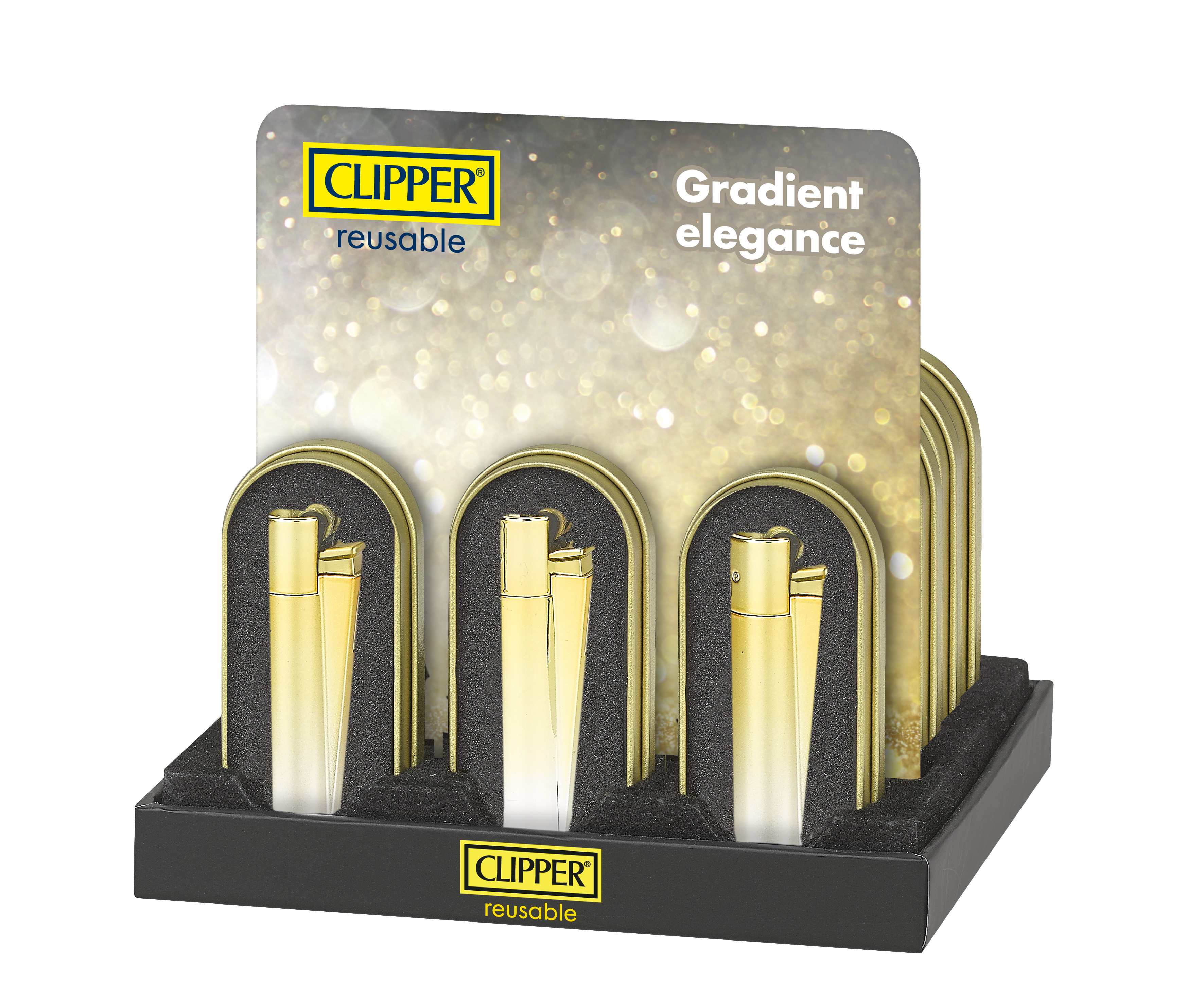B12 CLIPPER CLASSIC Metal Large Gradient Elegance