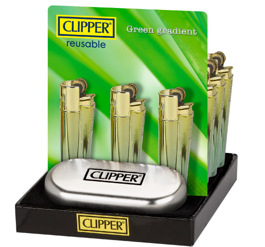 B12 CLIPPER CLASSIC Metal Large Green Gradient