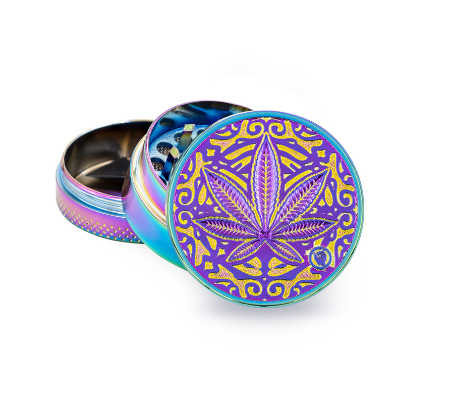 B6 FIRE-FLOW™ Metal Grinder Icy Trance Leaf (⌀40 mm / 3-parts)