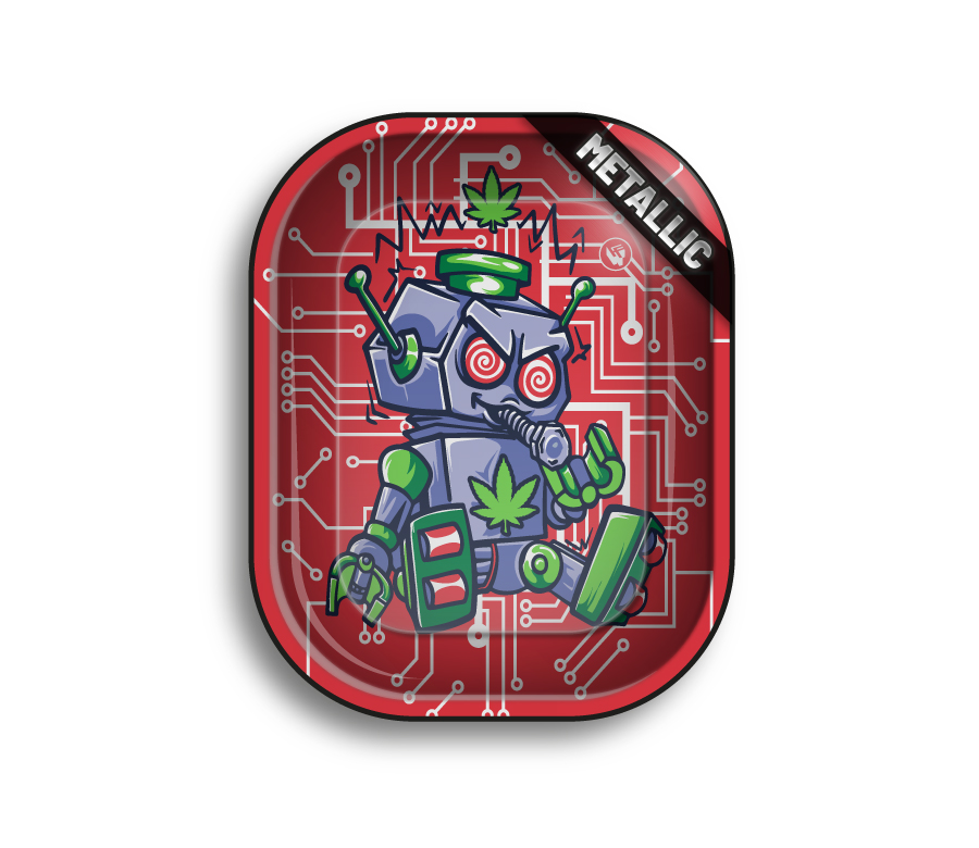 B4 FIRE-FLOW™ Metal Rolling Tray 420 Robot 3/4 (140 mm x 180 mm)