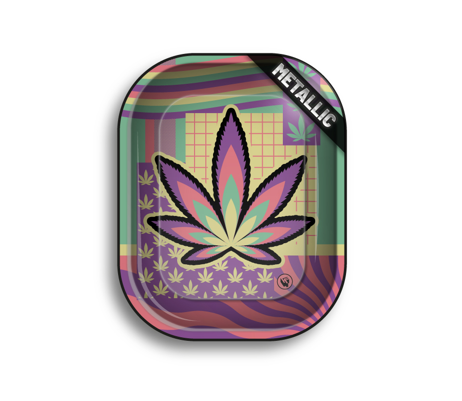B4 FIRE-FLOW™ Metal Rolling Tray Leaves 36 4/4 (140 mm x 180 mm)