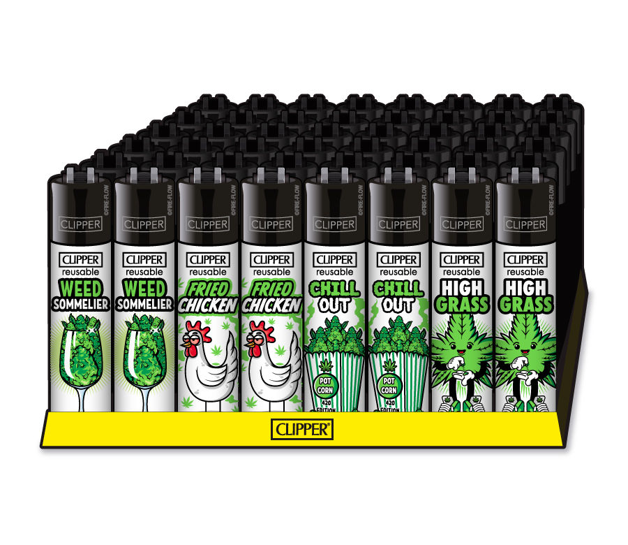 B48 CLIPPER CLASSIC Large Weed Slogan #10