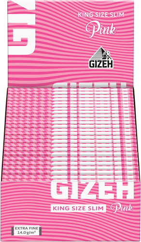 B26 GIZEH PINK King Size Slim + Tips