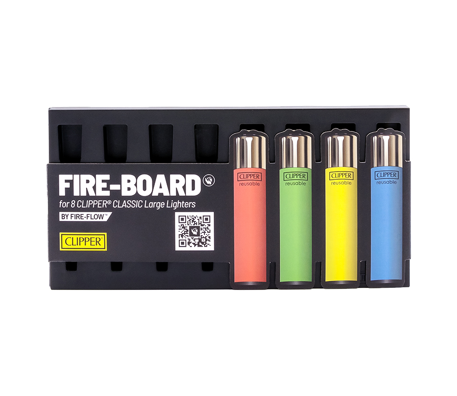 B8 FIRE-FLOW™ FIRE-BOARD® (for 8 CLIPPER lighters)