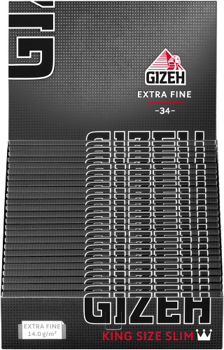 B25 GIZEH BLACK King Size Slim