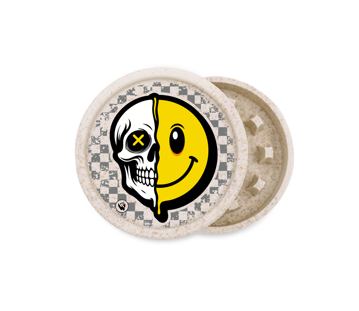 B8 FIRE-FLOW™ FFX Hemp Grinder Smiley (⌀55 mm / 2-parts)