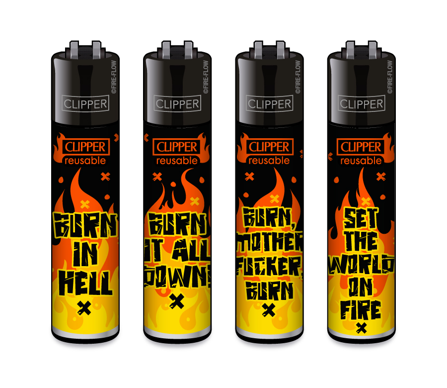B48 CLIPPER CLASSIC Large FFX Fire Slogan