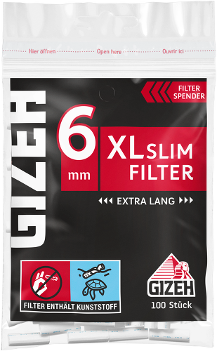 B20 GIZEH BLACK XL Slim Filter SUP