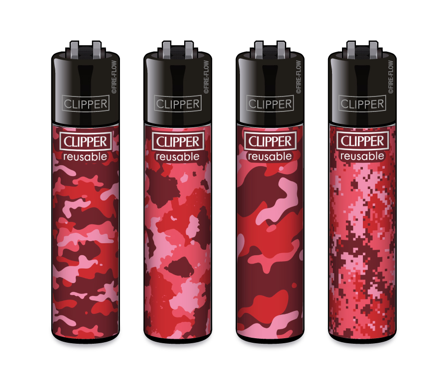B48 CLIPPER CLASSIC Large Red Camouflage