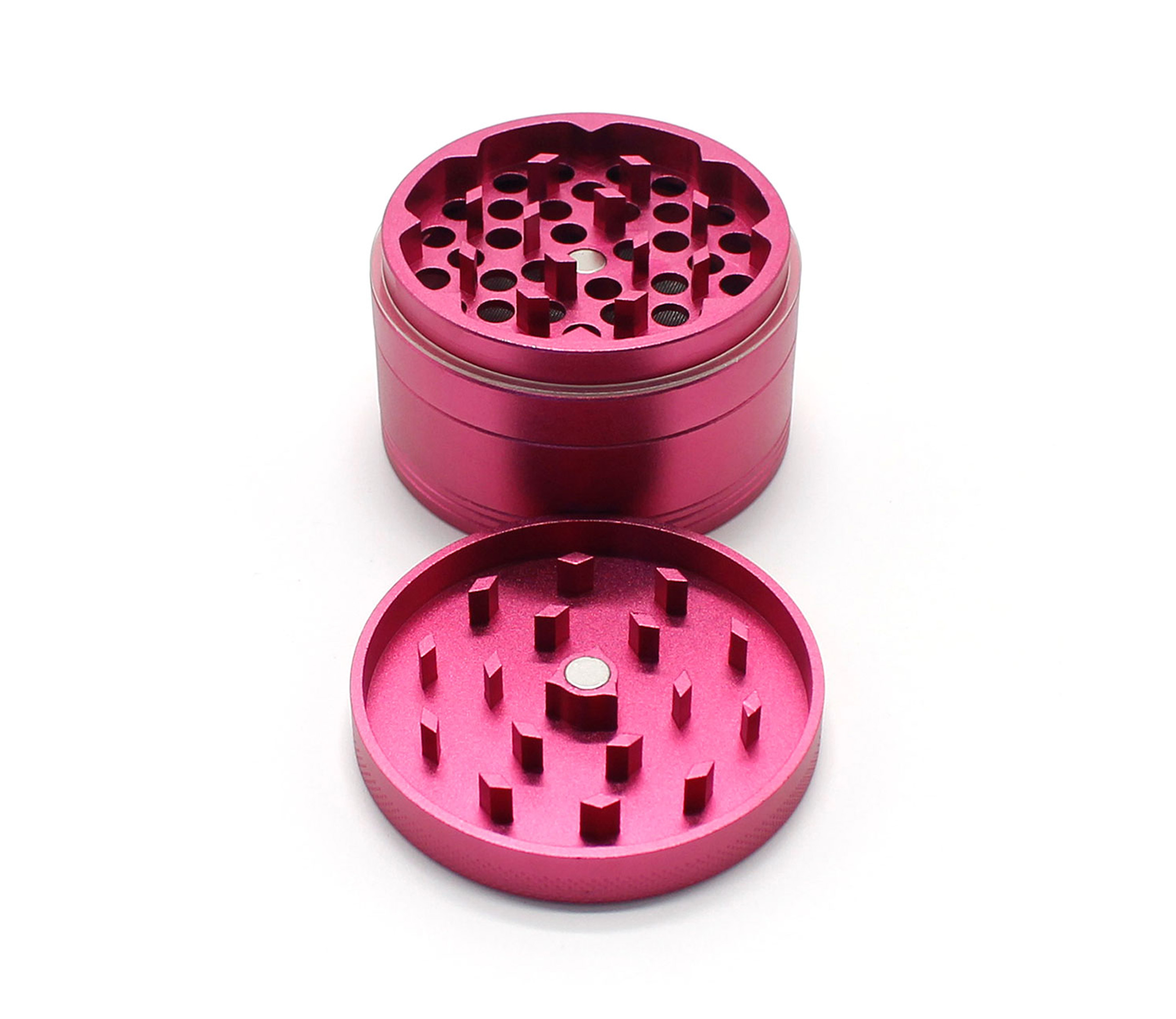 Grinder, Kaffeemühle, Aluminium, Rosa, Mehrschichtiger grinder
