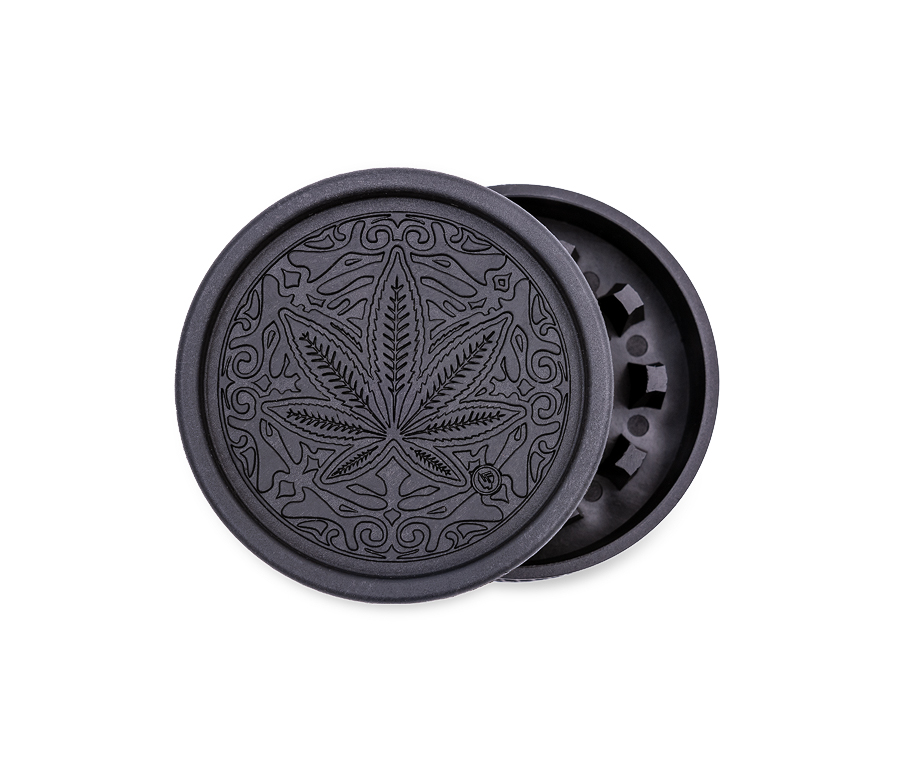 B8 FIRE-FLOW™ Hemp Grinder Trance Leaf (⌀55 mm / 2-parts)