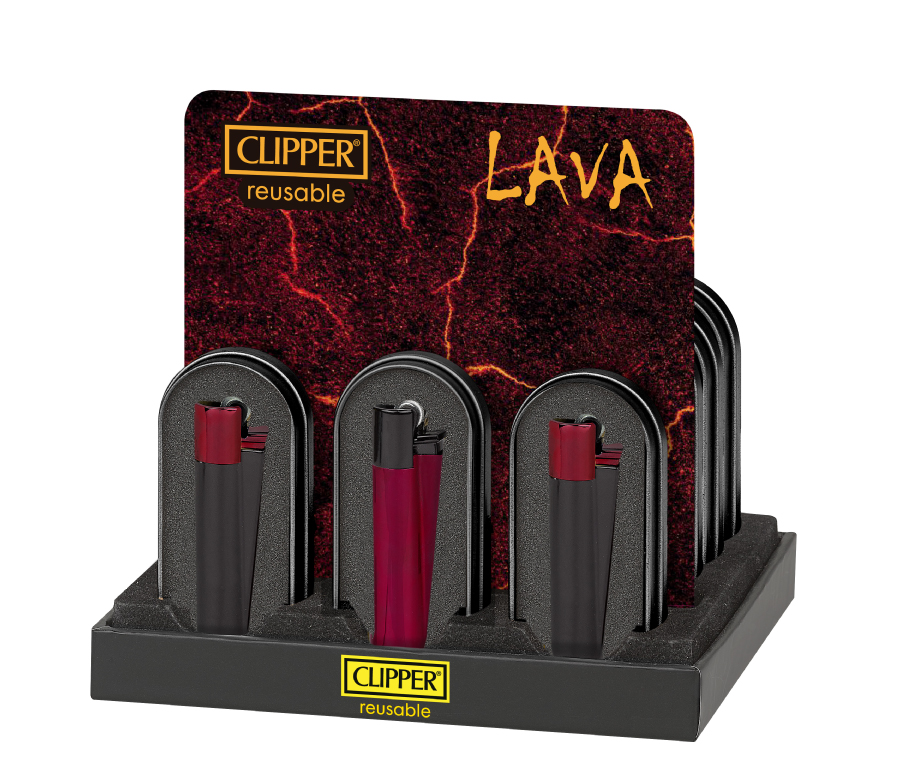 B12 CLIPPER CLASSIC Metal Large Lava