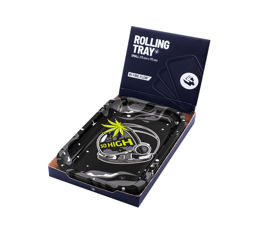 B6 FIRE-FLOW™ Metal Rolling Tray So High (275 mm x 175 mm)