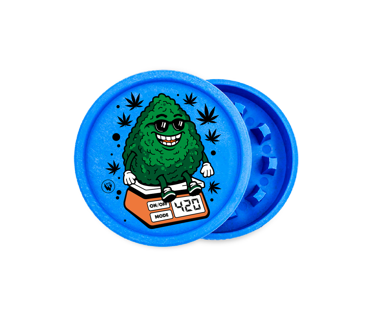 B8 FIRE-FLOW™ FFX Hemp Grinder Bud Buddies (⌀55 mm / 2-parts)