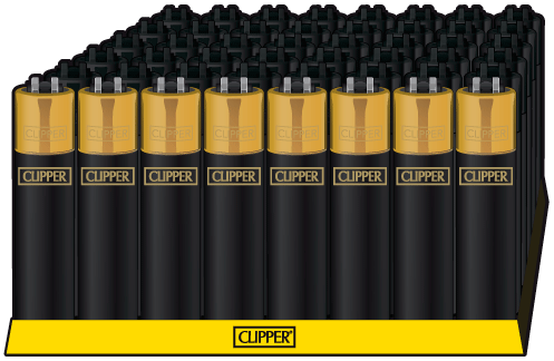 B48 CLIPPER CLASSIC Large Branded Gold Cap