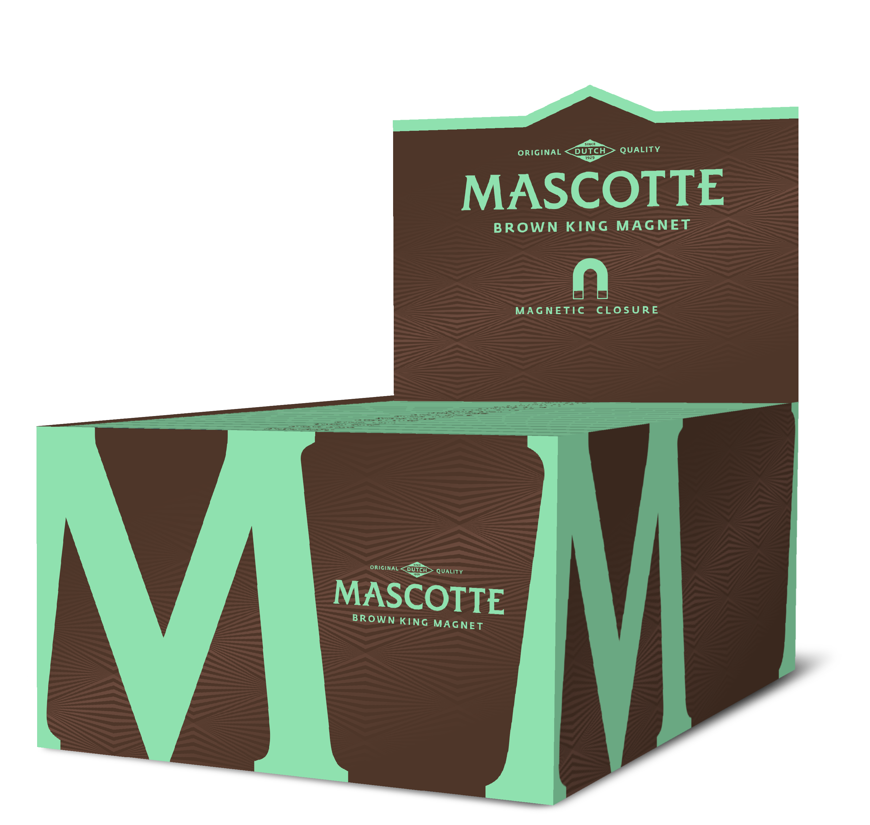B50 MASCOTTE BROWN (King Size with magnet)