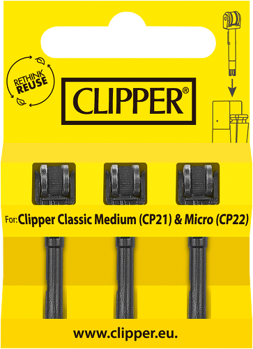 B36 CLIPPER CLASSIC Micro Flint System 3er Blister