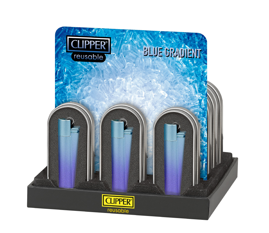 B12 CLIPPER CLASSIC Metal Large Blue Gradient