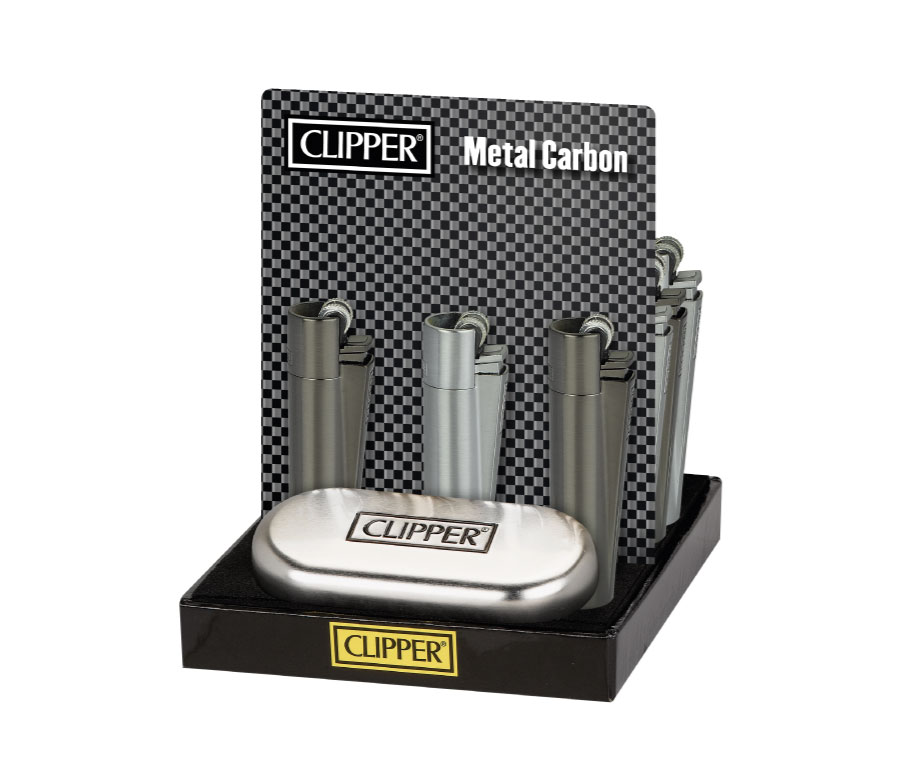 B12 CLIPPER CLASSIC Metal Large Carbon