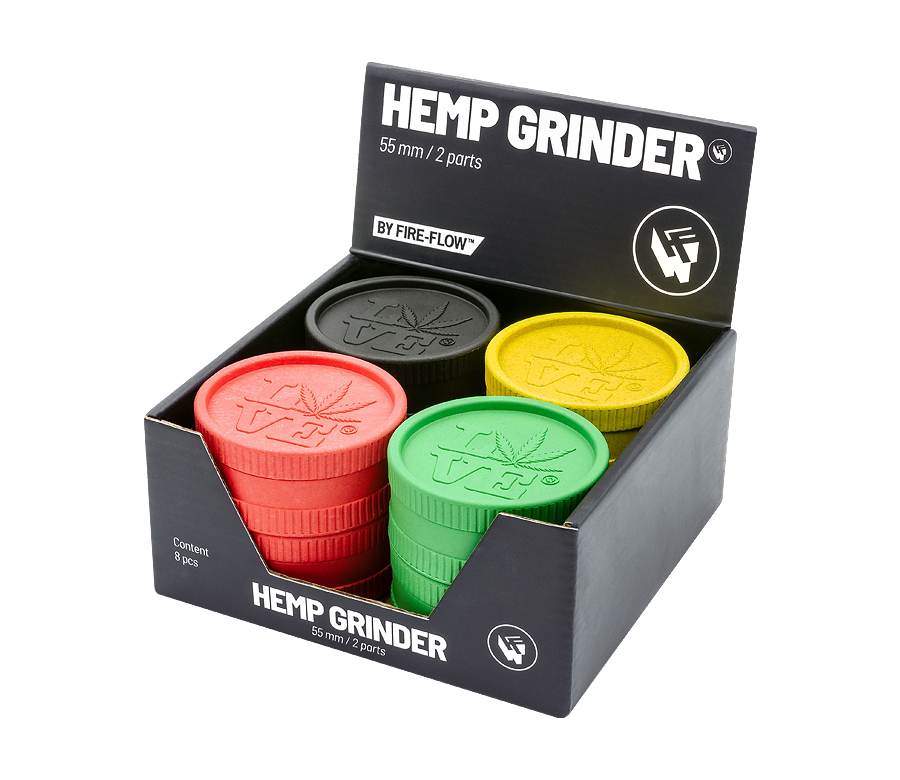 B8 FIRE-FLOW™ Hemp Grinder 420 Love (⌀55 mm / 2-parts)