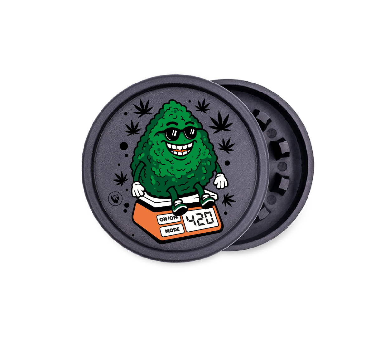 B8 FIRE-FLOW™ FFX Hemp Grinder Bud Buddies (⌀55 mm / 2-parts)