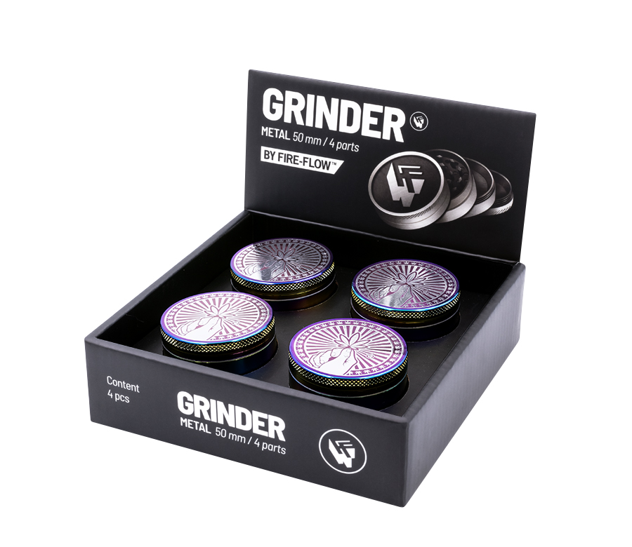 B4 FIRE-FLOW™ Metal Grinder Icy Hope (⌀50 mm / 4-parts)