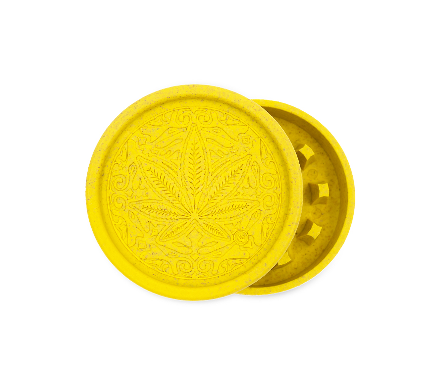 B8 FIRE-FLOW™ Hemp Grinder Trance Leaf (⌀55 mm / 2-parts)