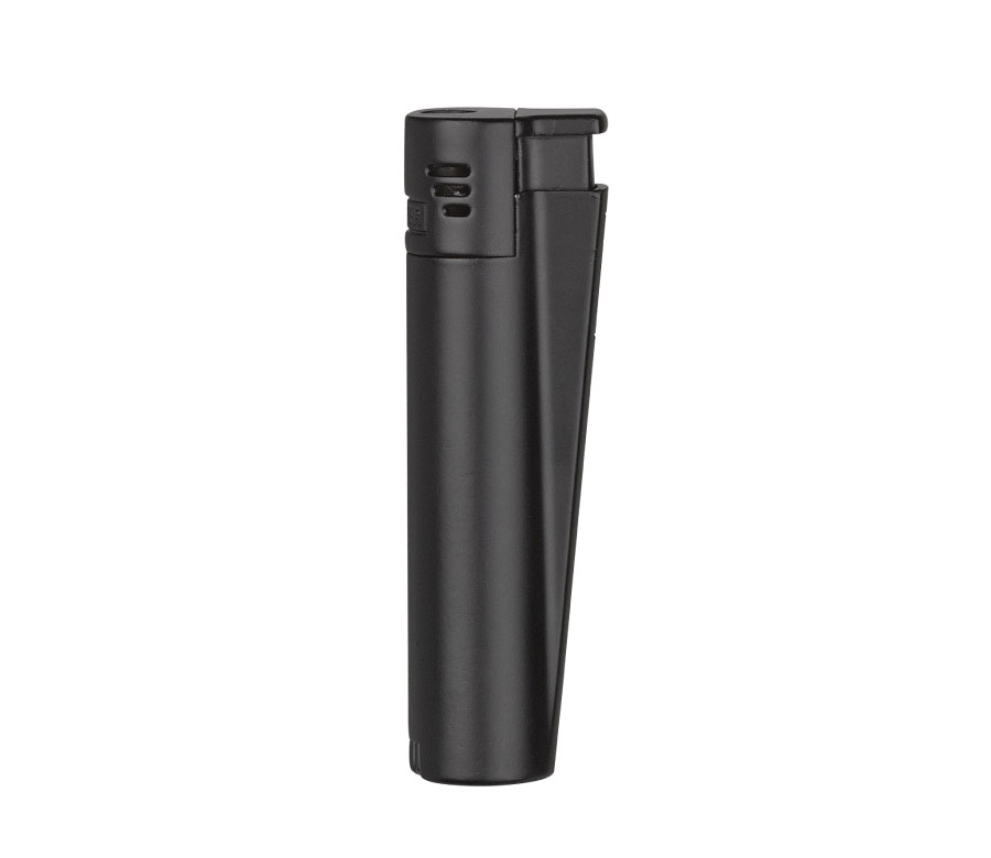 B12 CLIPPER CLASSIC Metal Large Jet Flame Matt All black