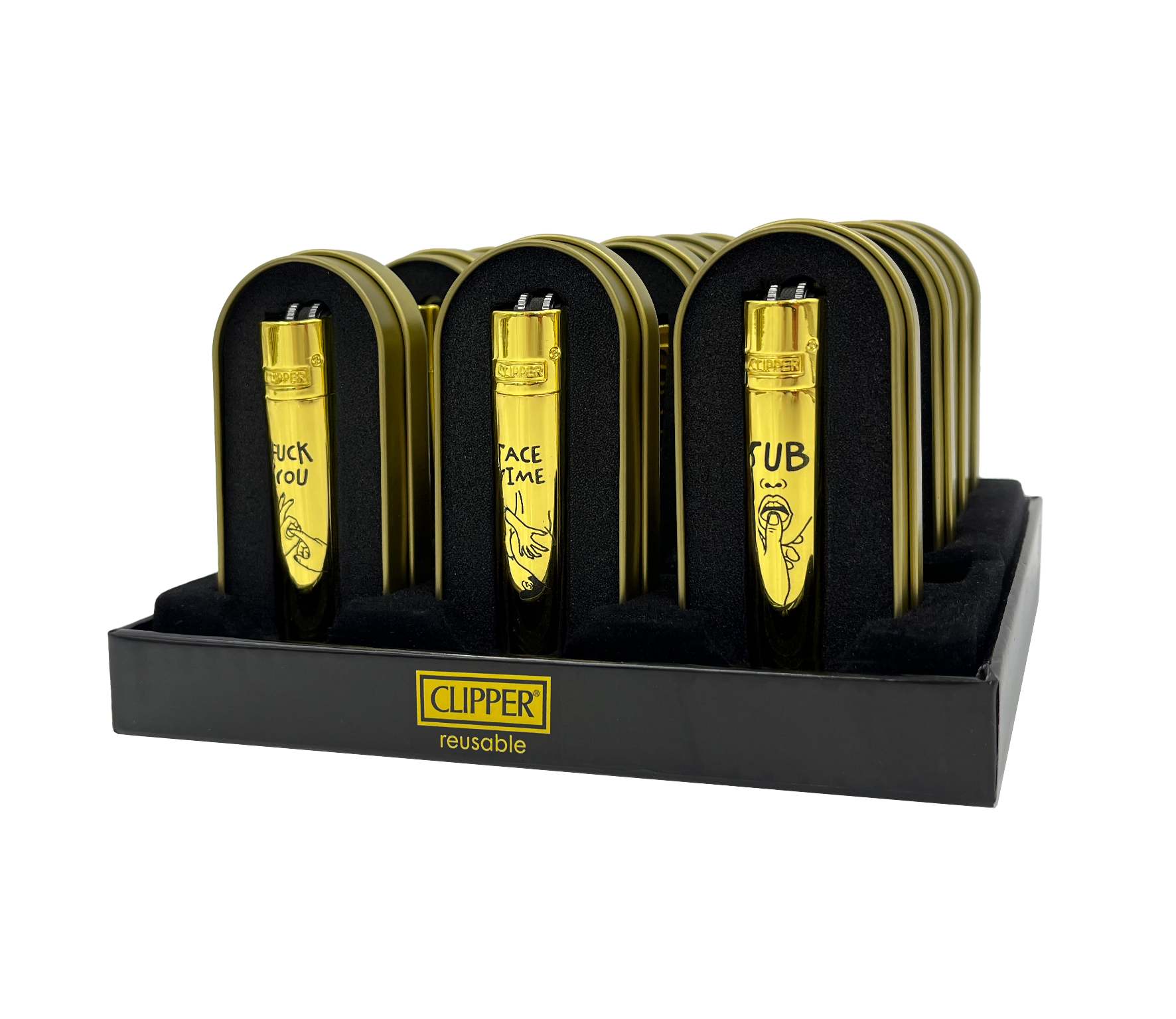 B12 CLIPPER CLASSIC Metal Large FFX Adult #2 shiny