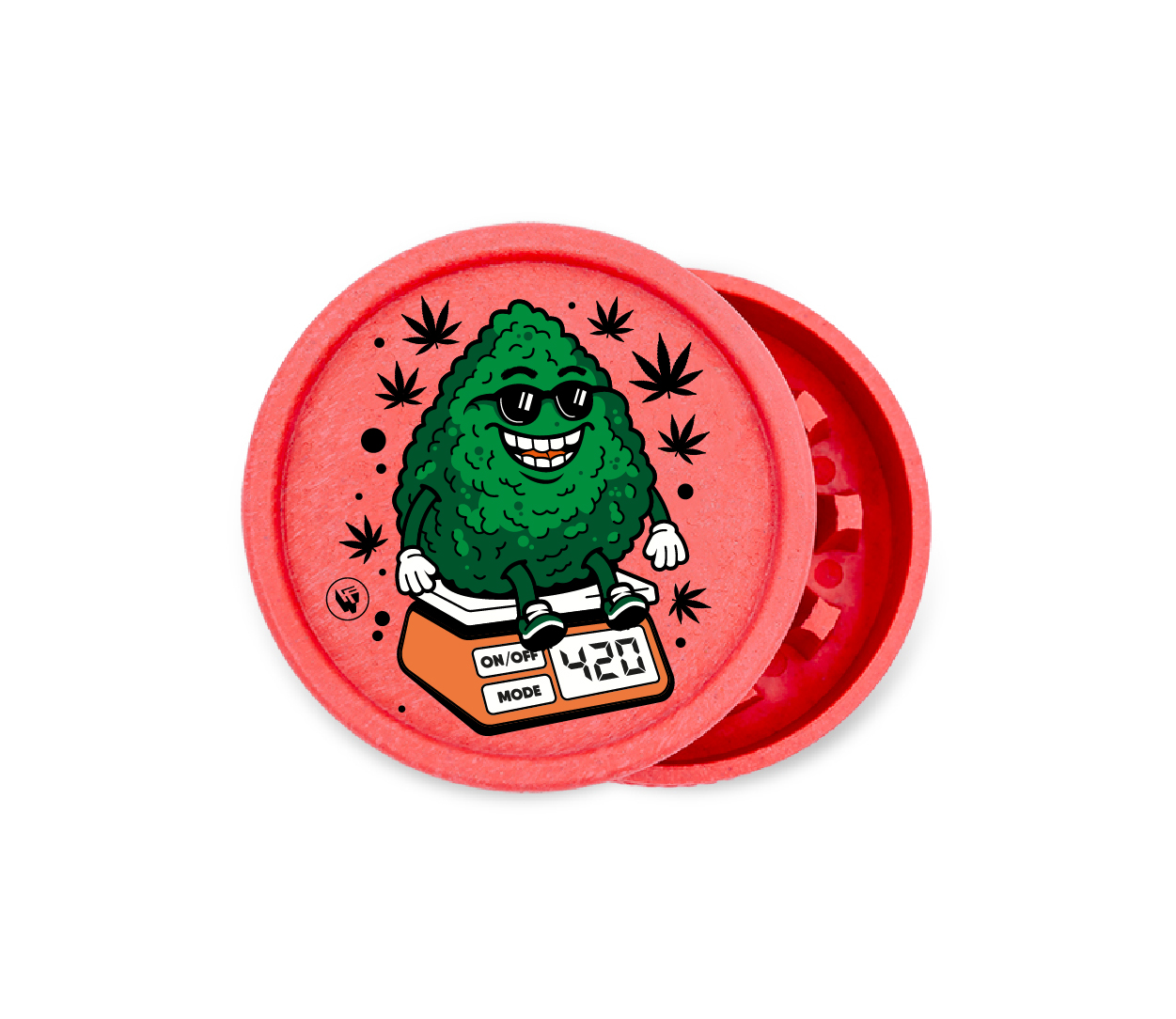 B8 FIRE-FLOW™ FFX Hemp Grinder Bud Buddies (⌀55 mm / 2-parts)